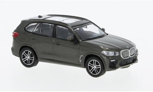Diecast model cars Bmw X5 suv (G05) metallise beige 2019 1/87 Minichamps