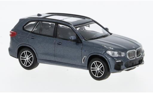 Diecast model cars Bmw X5 suv (G05) metallise grey 2019 1/87 Minichamps