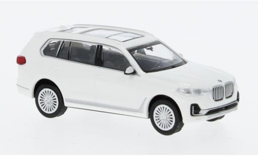 Diecast model cars Bmw X7 suv (G07) white 2019 1/87 Minichamps