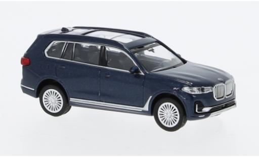 Diecast model cars Bmw X7 suv (G07) metallise blue fonc&Atilde;&copy; 2019 1/87 Minichamps