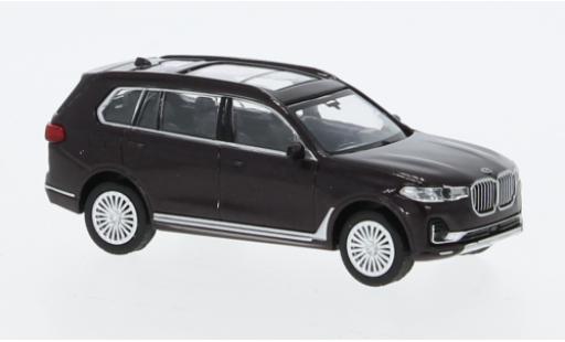 Diecast model cars Bmw X7 suv (G07) metallise red fonc&Atilde;&copy; 2019 1/87 Minichamps