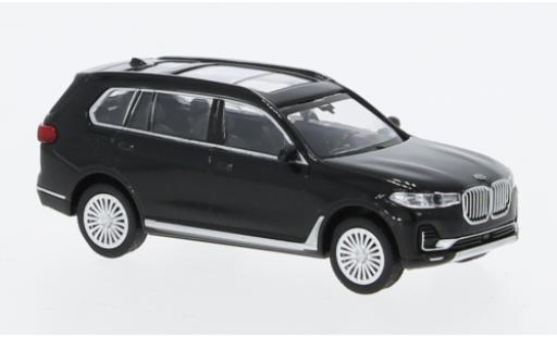 Diecast model cars Bmw X7 suv (G07) black 2019 1/87 Minichamps