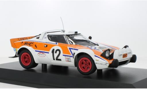 Diecast model cars Lancia Stratos HF No.12 Lambda Rally WM Rally Acropolis 1979 1/18 Minichamps