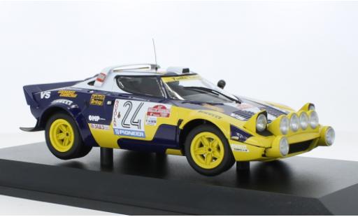 Diecast model cars Lancia Stratos HF No.24 Grifone Sias Olio Fiat Rally WM Rally San Remo 1980 1/18 Minichamps