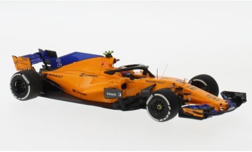 McLaren F1 MCL33 Renault No.2 Team formule 1 2018 1/43 Minichamps