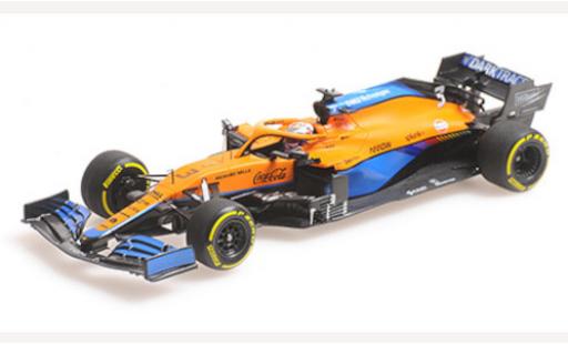 Diecast model cars McLaren F1 MCL35M No.3 Team formule 1 GP Bahrain 2021 1/43 Minichamps