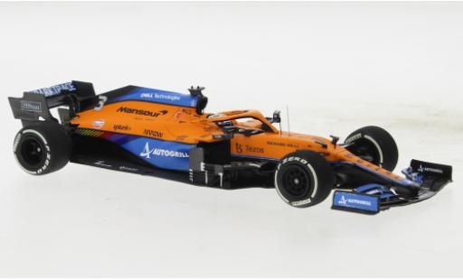 Diecast model cars McLaren F1 MCL35M No.3 Team formule 1 GP France 2021 1/43 Minichamps