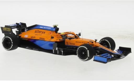 Diecast model cars McLaren F1 MCL35M No.4 Team formula 1 GP Italien 2021 1/18 Minichamps