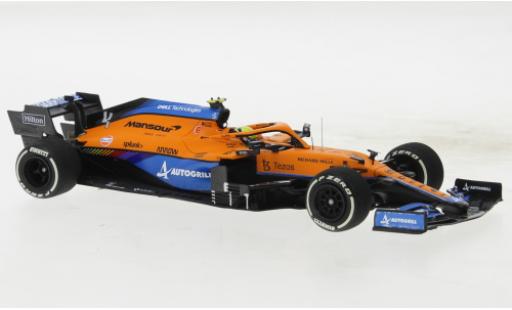 Diecast model cars McLaren F1 MCL35M No.4 Team formule 1 GP France 2021 1/43 Minichamps
