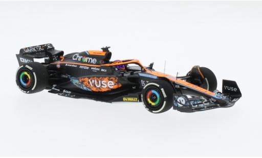 Diecast model cars McLaren F1 MCL36 No.3 Team formule 1 GP Abu Dhabi 2022 1/43 Minichamps