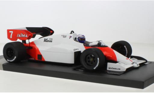 Diecast model cars McLaren MP4 MP4/2 TAG No.7 Marlboro International formula 1 GP Portugal 1984 1/18 Minichamps