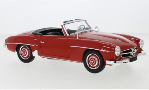 Diecast model cars Mercedes 190 Base SL (W121) red 1955 1/18 Minichamps
