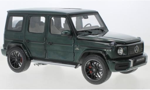Diecast model cars Mercedes Classe G AMG G63 metallise green 2018 1/18 Minichamps