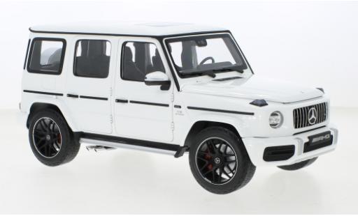 Diecast model cars Mercedes Classe G AMG G63 white 2018 1/18 Minichamps
