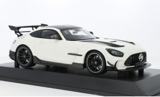 Diecast model cars Mercedes AMG GT Black Series metallise white 2020 1/18 Minichamps