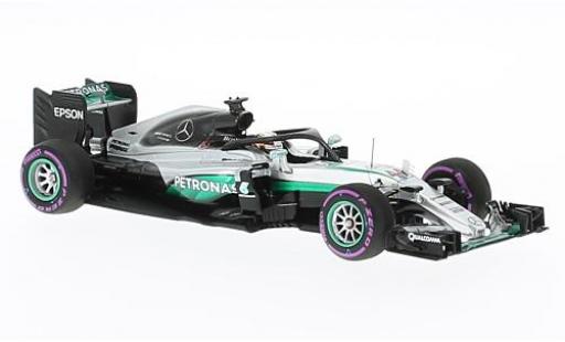 Diecast model cars Mercedes F1 2016 W07 hybride No.44 AMG Petronas Team Petronas formule 1 GP Singapore 1/43 Minichamps