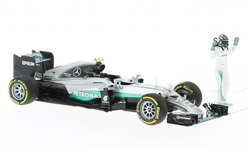 Diecast model cars Mercedes F1 2016 W07 hybride No.6 AMG Petronas Team formule 1 GP Abu Dhabi 1/43 Minichamps