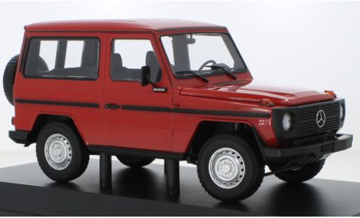 Diecast model cars Mercedes Classe G SWB (W460) red 1980 1/18 Minichamps