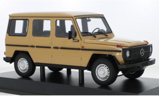Diecast model cars Mercedes Classe G LWB G-Modell (W460) beige 1980 1/18 Minichamps