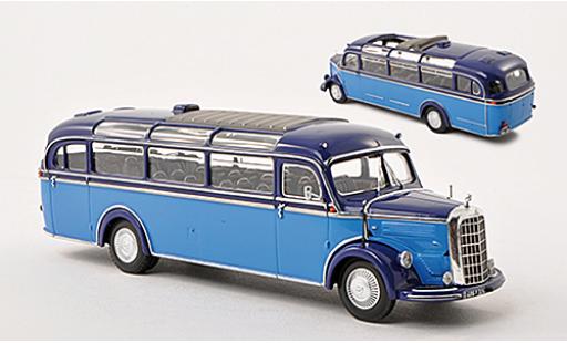 Diecast model cars Mercedes CLA Base O 3500 bus blue /blue 1950 1/43 Minichamps