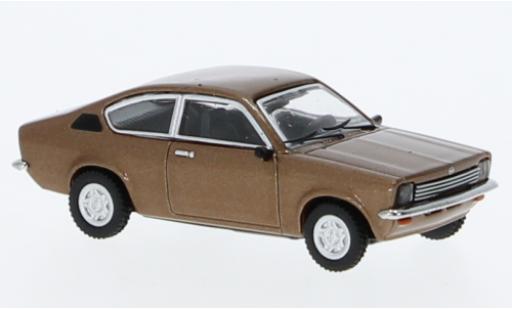 Diecast model cars Opel Kadett C Coupe C metallise brun 1973 1/87 Minichamps