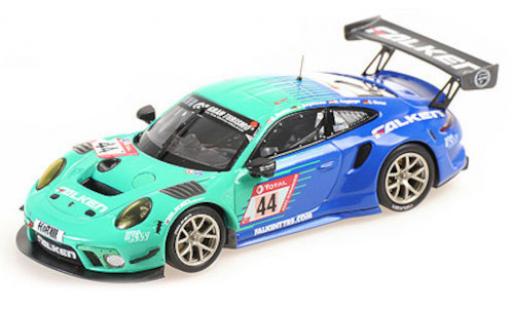 Diecast model cars Porsche 911 GT3 R (991.2) No.44 Falken Motorsports Falken 24h N&Atilde;&frac14;rburgring 2019 1/43 Minichamps