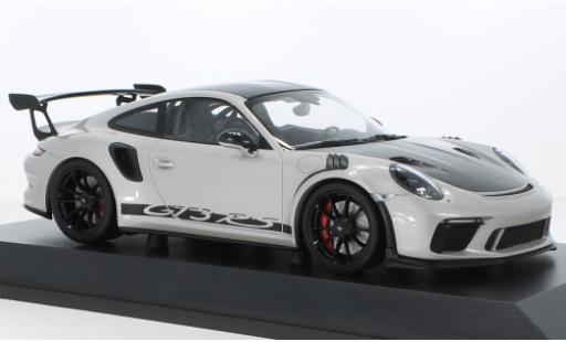 Diecast model cars Porsche 911 GT3 R (991.2) S grey/black 2019 1/18 Minichamps