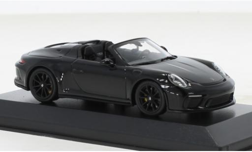 Diecast model cars Porsche 911 Speedster (991) black 2019 1/43 Minichamps