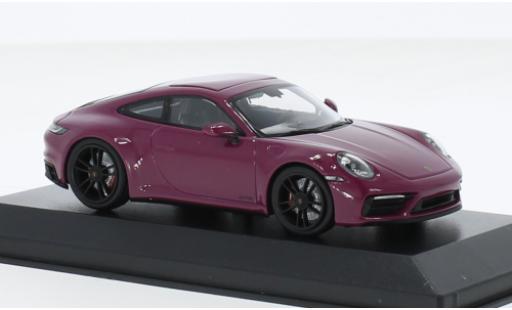 Diecast model cars Porsche 911 GTS Carrera 4 red fonc&Atilde;&copy; 2021 1/43 Minichamps