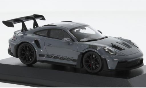 Diecast model cars Porsche 911 GT3 R S grey 2023 1/43 Minichamps