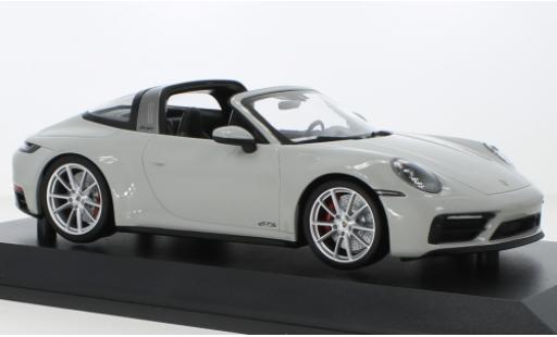 Diecast model cars Porsche 911 Targa 4 GTS grey 2021 1/18 Minichamps