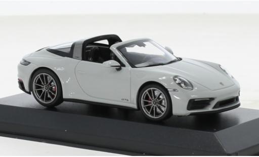 Diecast model cars Porsche 911 Targa 4 GTS grey 2022 1/43 Minichamps