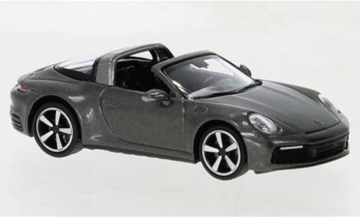Diecast model cars Porsche 911 Targa 4 metallise green 2020 1/87 Minichamps