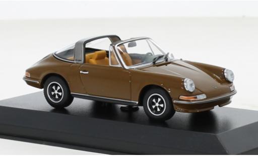 Diecast model cars Porsche 911 Targa S brown 1972 1/43 Minichamps
