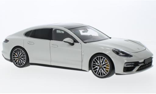 Diecast model cars Porsche Panamera Turbo S grey 2020 1/18 Minichamps