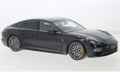 Diecast model cars Porsche Panamera Turbo S metallise blue 2020 1/18 Minichamps