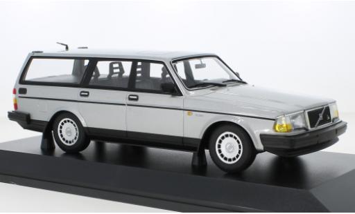Diecast model cars Volvo 240 GL Estate grey 1986 1/18 Minichamps