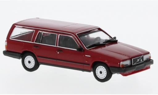 Diecast model cars Volvo 740 GL Estate red 1986 1/87 Minichamps