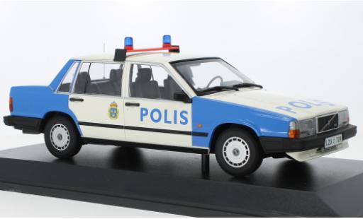 Diecast model cars Volvo 740 GL Polis (SE) 1986 1/18 Minichamps