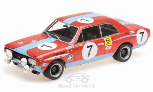 Diecast model cars Opel Commodore C A Steinmetz No.7 Gulf 24h Spa 1972 P.Joossens/G.Marshall 1/18 Minichamps