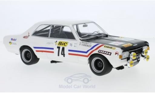 Diecast model cars Opel Commodore C A Steinmetz No.74 Tour de France Auto 1971 J.Ragnotti/P.Thimonier 1/18 Minichamps