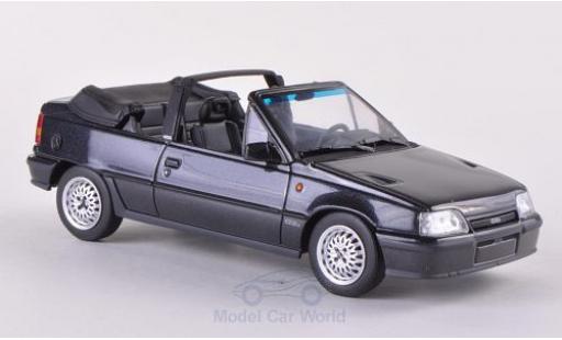 Diecast model cars Opel Kadett E GSi Cabriolet E Convertible metallic grey 1989 1/43 Minichamps
