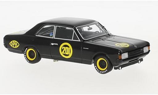 Diecast model cars Opel Rekord Base 1900 No.201 Zolder 1968 Schwarze Witwe E.Bitter 1/43 Minichamps