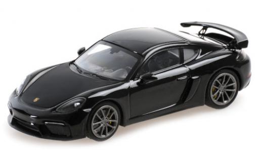 Diecast model cars Porsche 718 GT4 (982) black 2020 1/43 Minichamps
