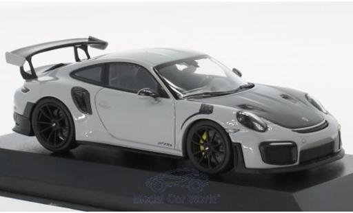 Diecast model cars Porsche 911 GT2 RS (991.2) grey/black 2018 1/43 Minichamps
