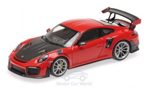 Diecast model cars Porsche 911 GT2 RS (991.2) red/black 2018 1/43 Minichamps