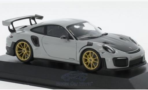Diecast model cars Porsche 911 GT2 RS (991.2) GT2RS grey 2018 1/43 Minichamps