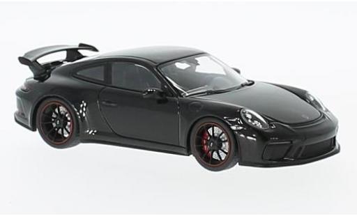 Diecast model cars Porsche 911 GT3 metallic black 2017 1/18 Minichamps