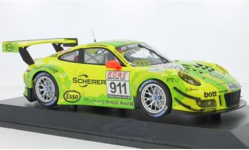 Diecast model cars Porsche 911 GT3 R No.911 Manthey Racing VLN DMV 4h 2017 F.Makowiecki/.Lietz 1/18 Minichamps