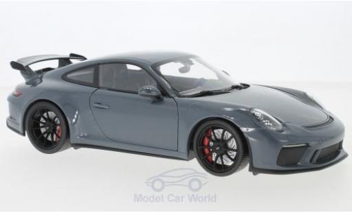 Diecast model cars Porsche 911 GT3 ( II) metallic grey 2017 1/18 Minichamps